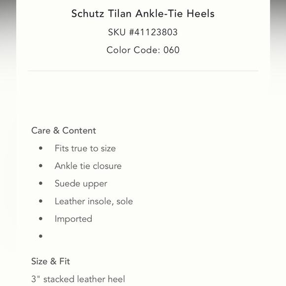 ANTHROPOLOGIE SCHUTZ TILAN ANKLE-TIE HEELS RED SUEDE SIZE 9 - Picture 9 of 9